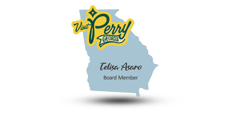 Georgia State Shaped Name Tag