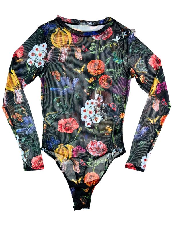 Botanical Gardens The Mesh Collection Bodysuit