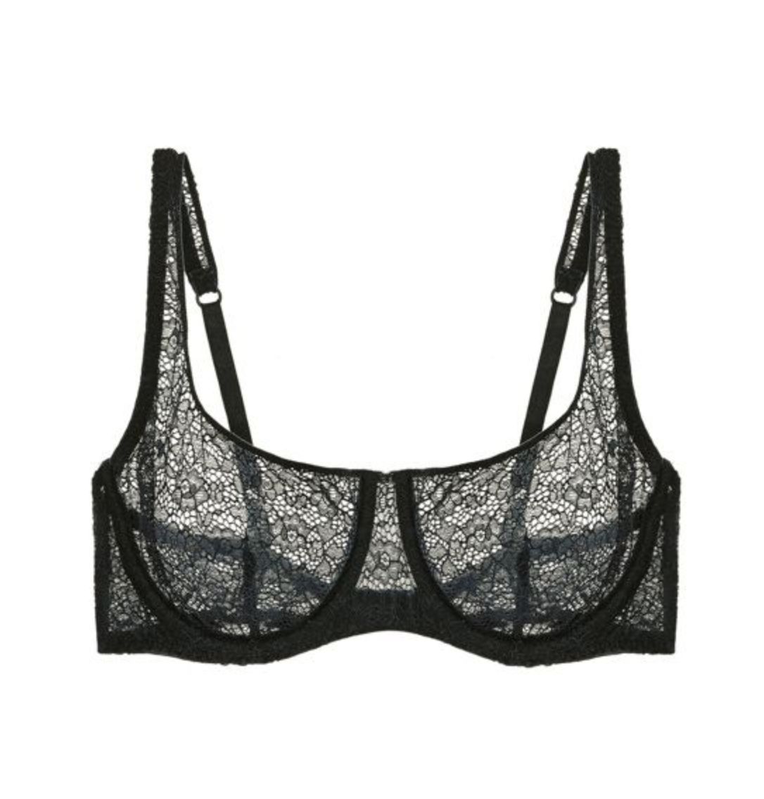 Alix Demi Scoop Bra, Colour: Noir, Size: 34 D