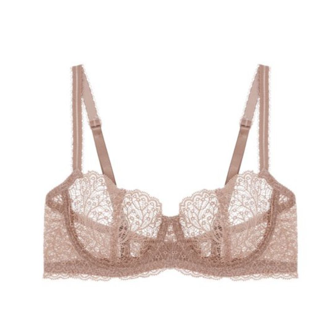 Allegra Balconette Bra, Colour: Praline, Size: 32 D