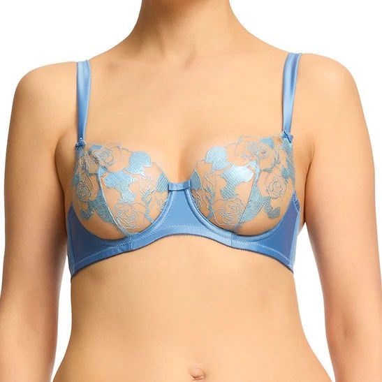 Rosabelle Non Padded Bra, Colour: Ethereal Blue, Size: 38 E