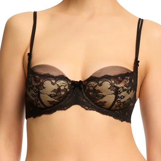 Yva Underwire Bra, Colour: Black, Size: 38 DD/E