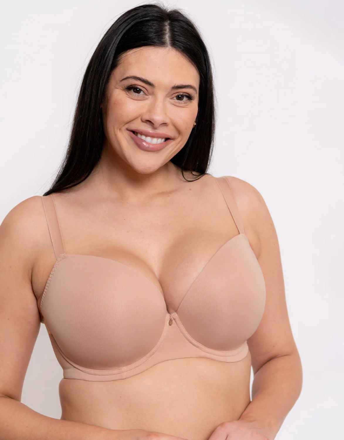 Smoothie T-Shirt Plunge Bra, Colour: Latte, Size: 32 DD