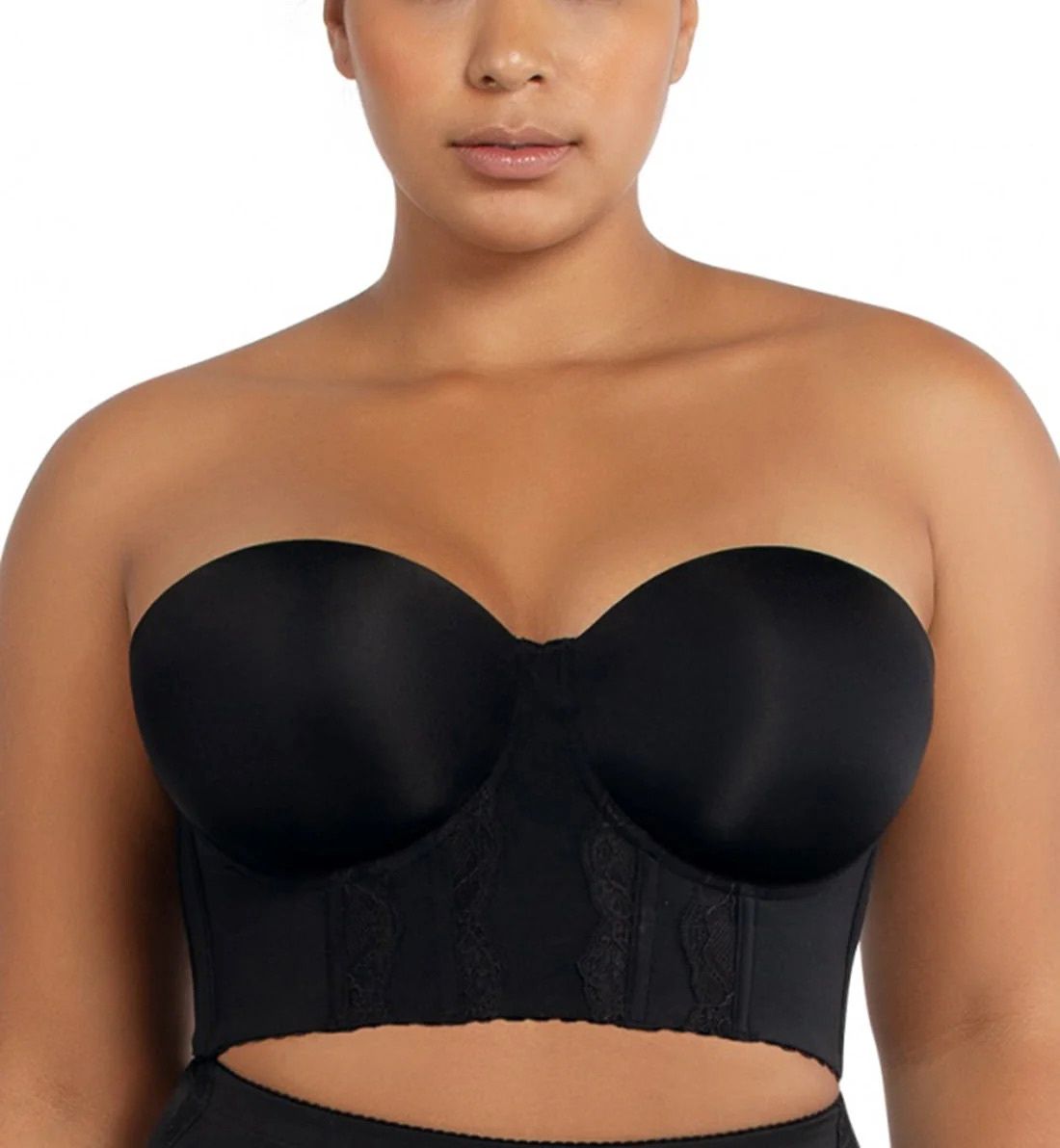 Elissa Strapless Bra, Colour: Black, Size: 32 C