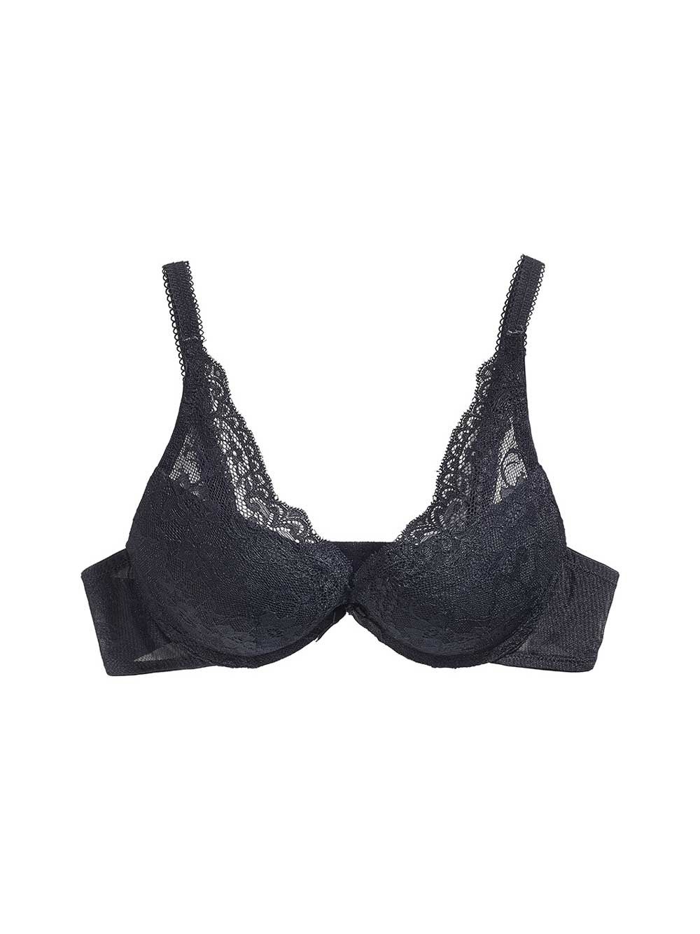 Lucia Signature Bra, Colour: Black Lace, Size: 32 A