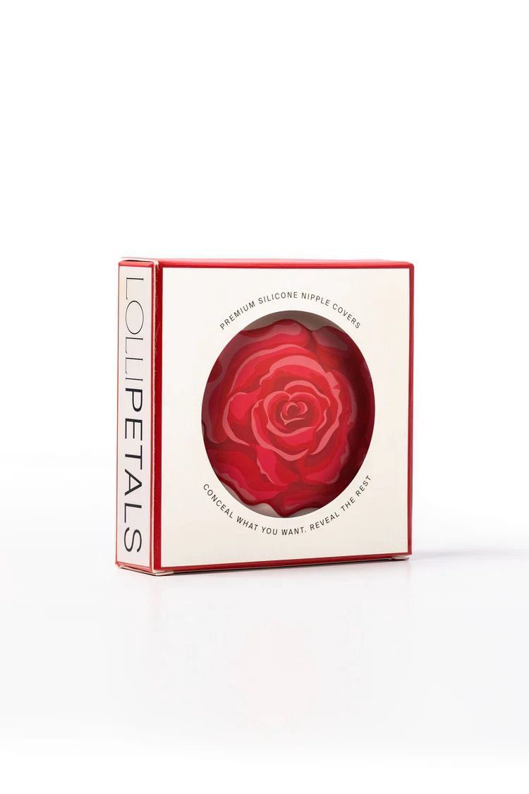 Reusable Nipple Covers, Colour: Pink Rose, Style: Rose