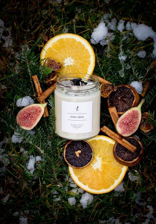Winter Solstice Candle
