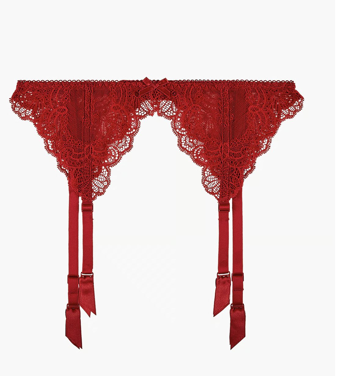 Danse des Sens Suspender Belt, Colour: Irresistible Red, Size: S