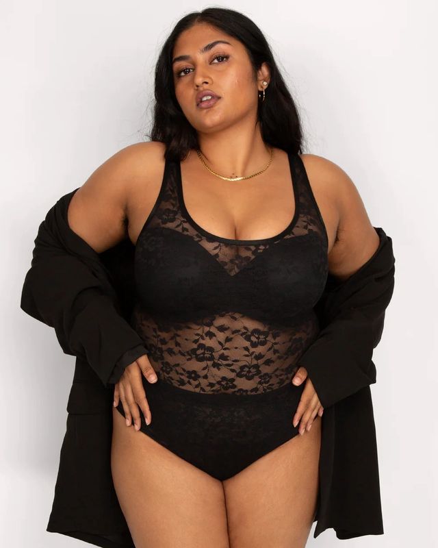 No-Show Lace Bodysuit