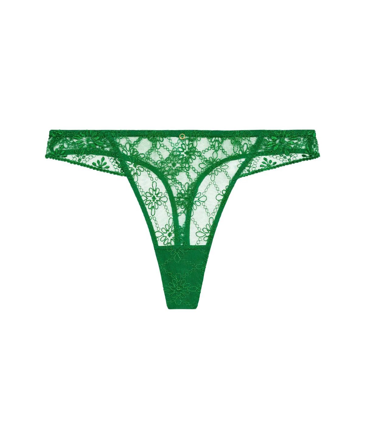Losing My Mind Tanga, Colour: Green Island, Size: S