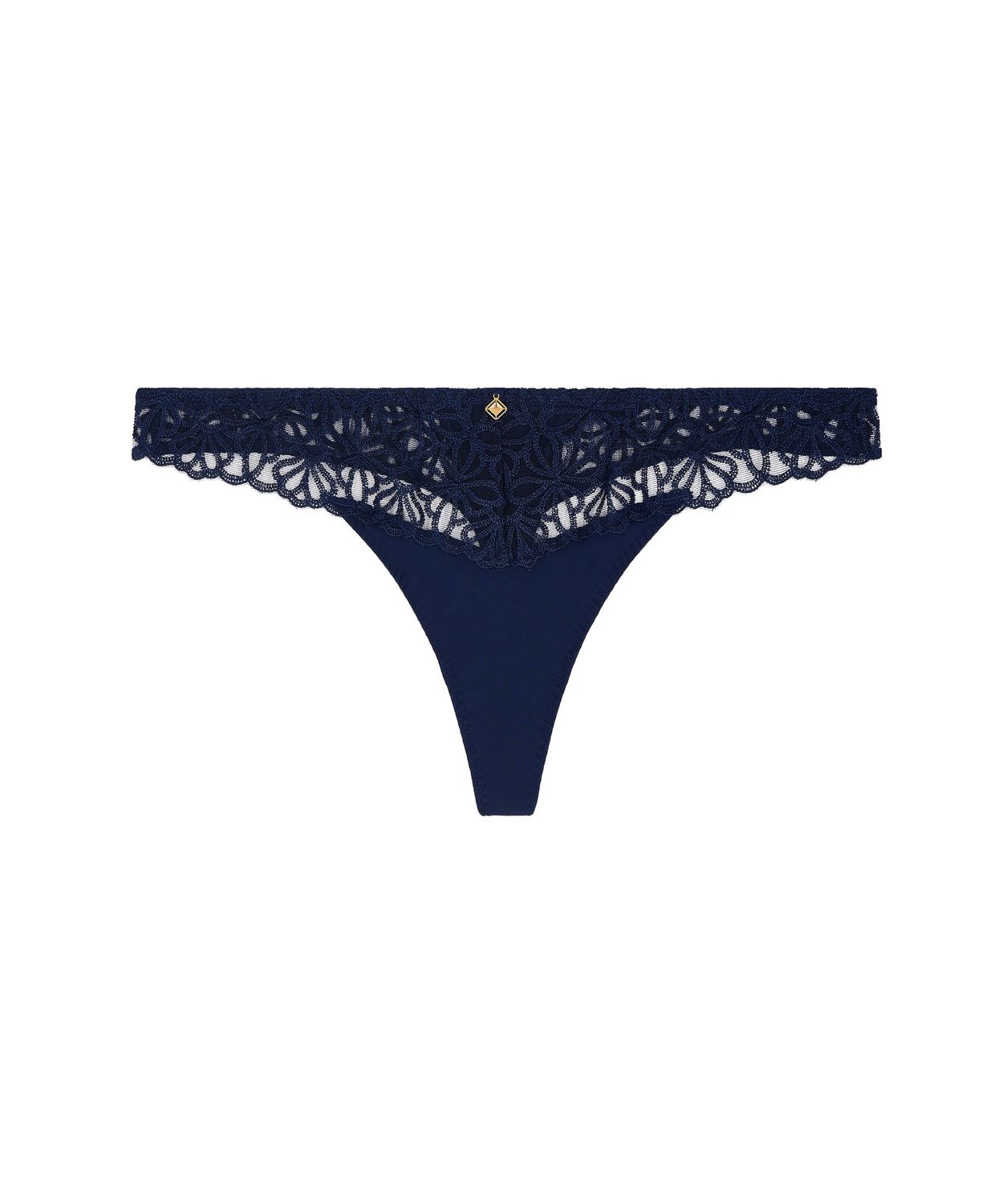 Secret Memories Tanga in Deep Blue, Colour: Deep Blue, Size: S
