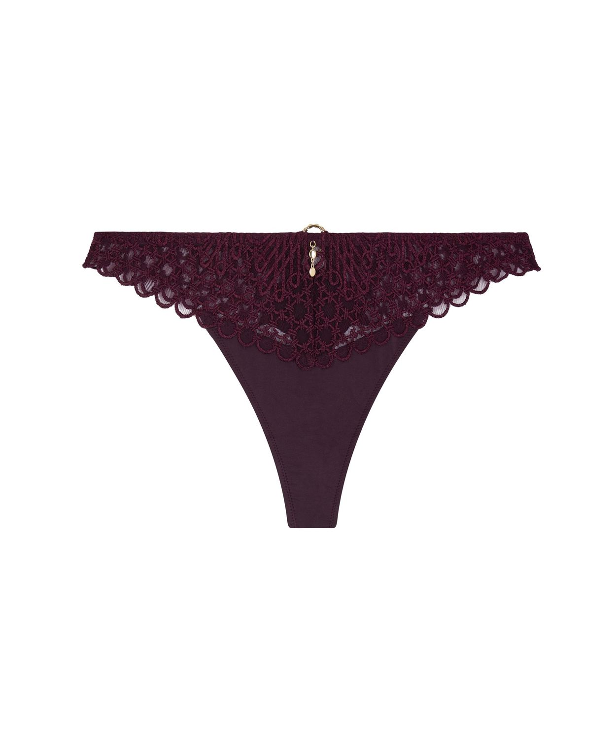 Eloge Du Desir Tanga, Colour: Deep Berry, Size: S
