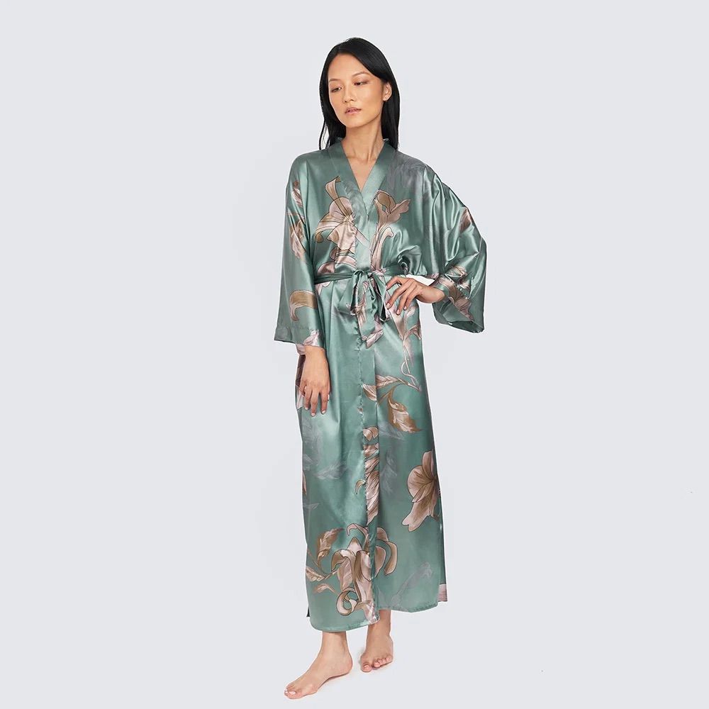 Ayame Long Kimono Robe