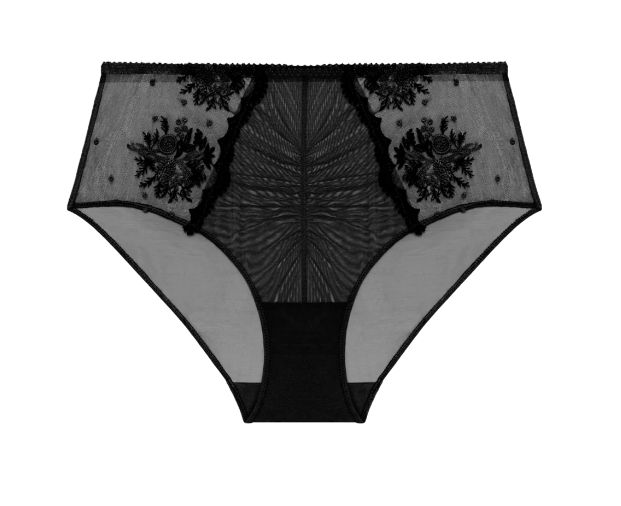 Intrigue Retro Brief, Colour: Black, Size: S/3