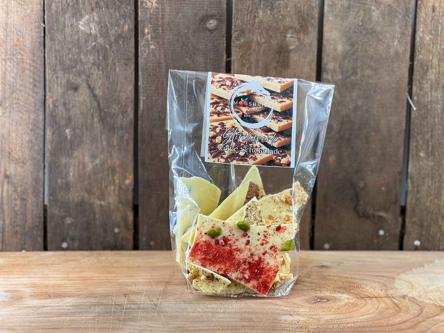 Stückwerk Bruchschokolade weiße Schokolade 150g