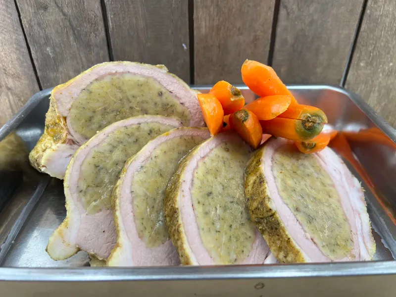 Oster-Menü / Gefüllte Kalbsbrust