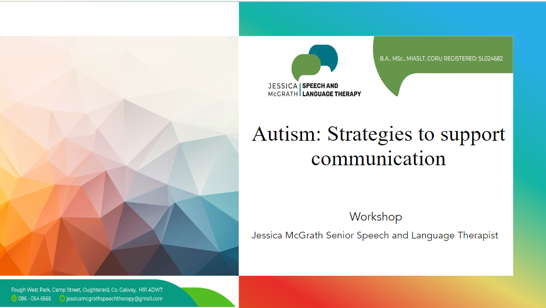 Autism: Strategies to support communication