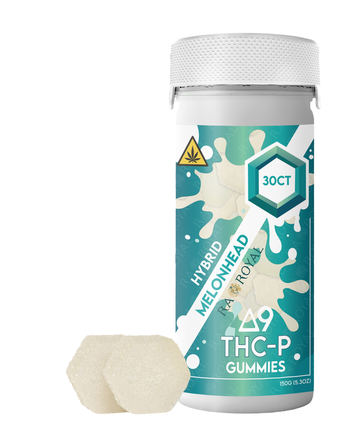 FL COMPLIANT D9+THCP 1050MG GUMMY, FLAVOR: MELONHEAD (HYBRID)
