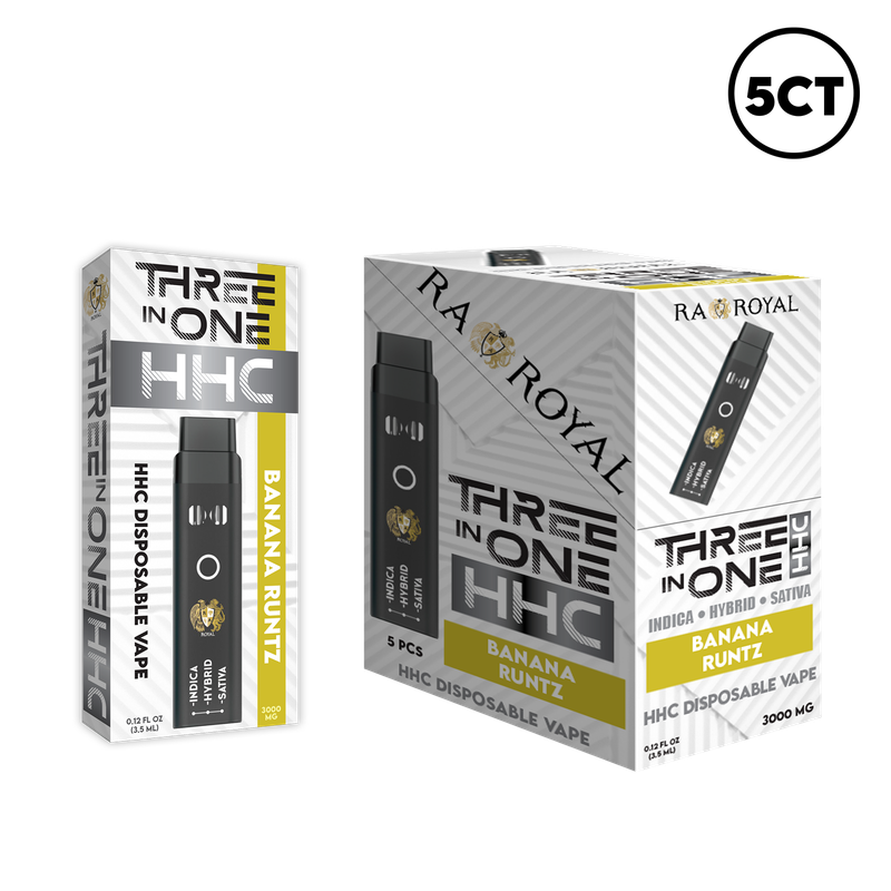RA 3IN1 HHC DISPOSABLE 5CT BOX