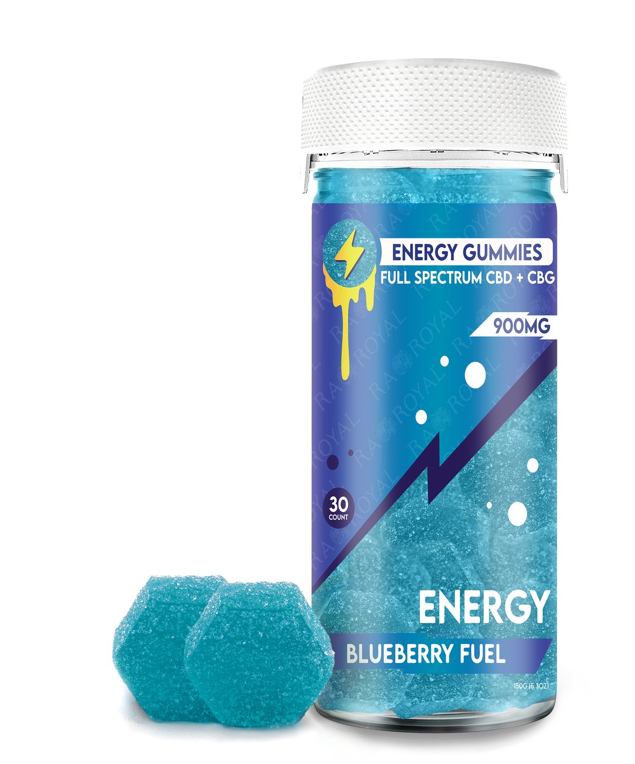 CBD BLEND ENERGY 30CT GUMMY, FLAVOR: BLUEBERRY FUEL