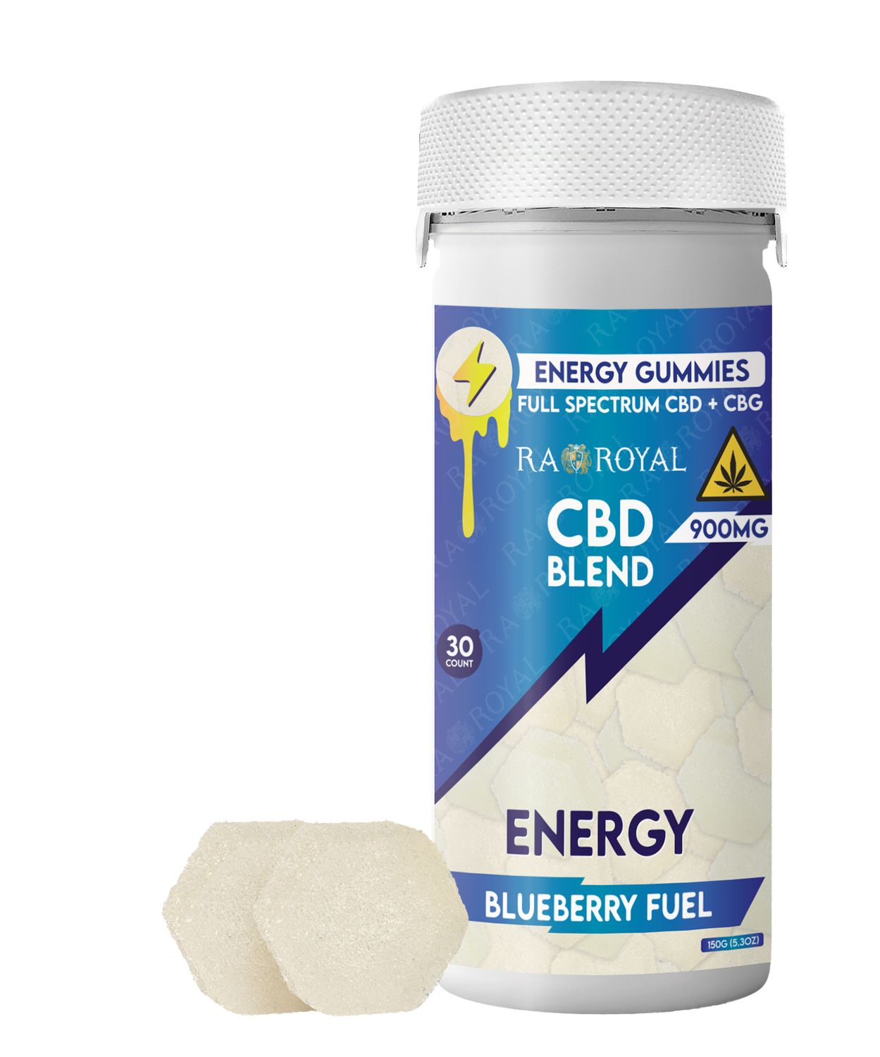 FL CBD BLEND ENERGY 30CT GUMMY, FLAVOR: BLUEBERRY FUEL