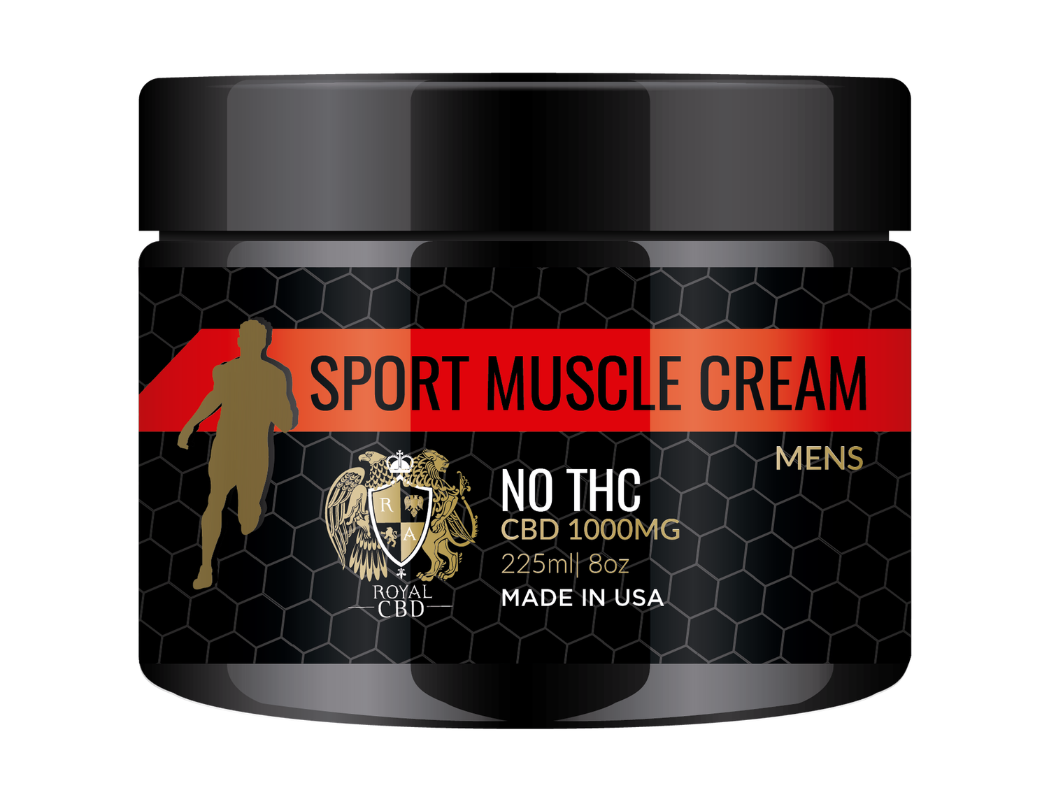 CBD SPORT MUSCLE CREAM 1000MG, GENDER: MEN