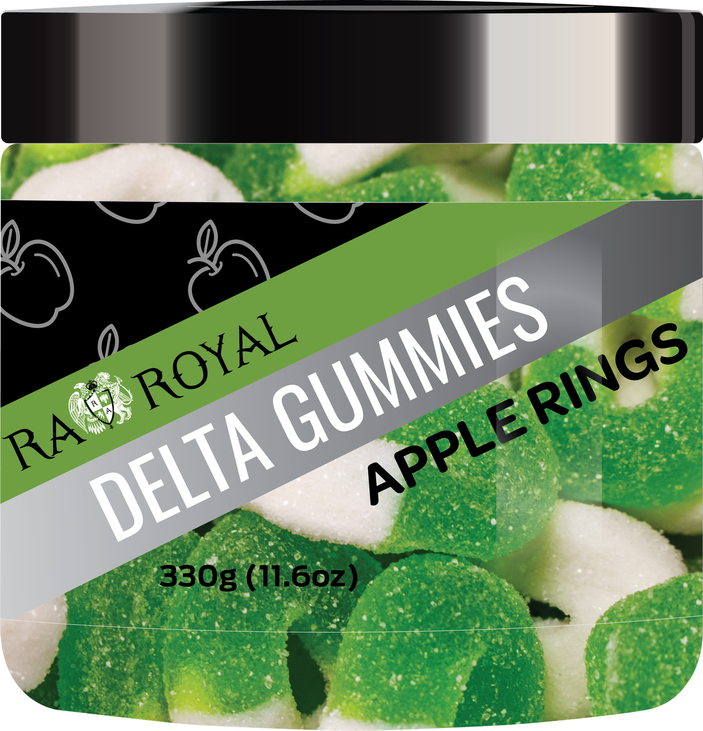 D8 1400MG GUMMY, FLAVOR: APPLE