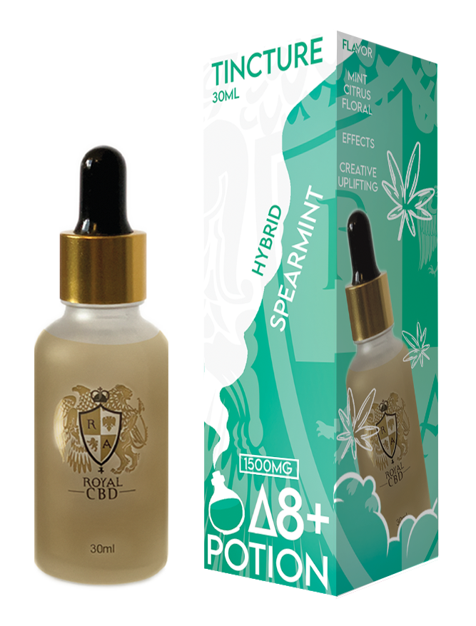 D8+ POTION 1500MG TINCTURE, FLAVOR: SPEARMINT (HYBRID)