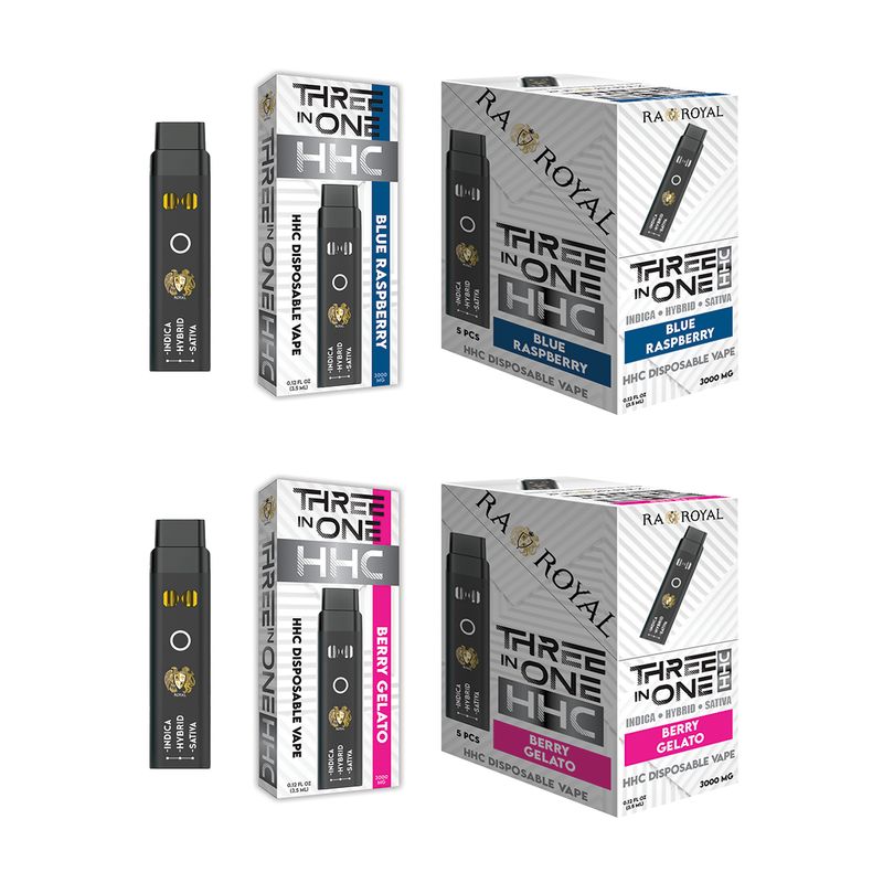 RA 3IN1 HHC DISPOSABLE 5CT BOX