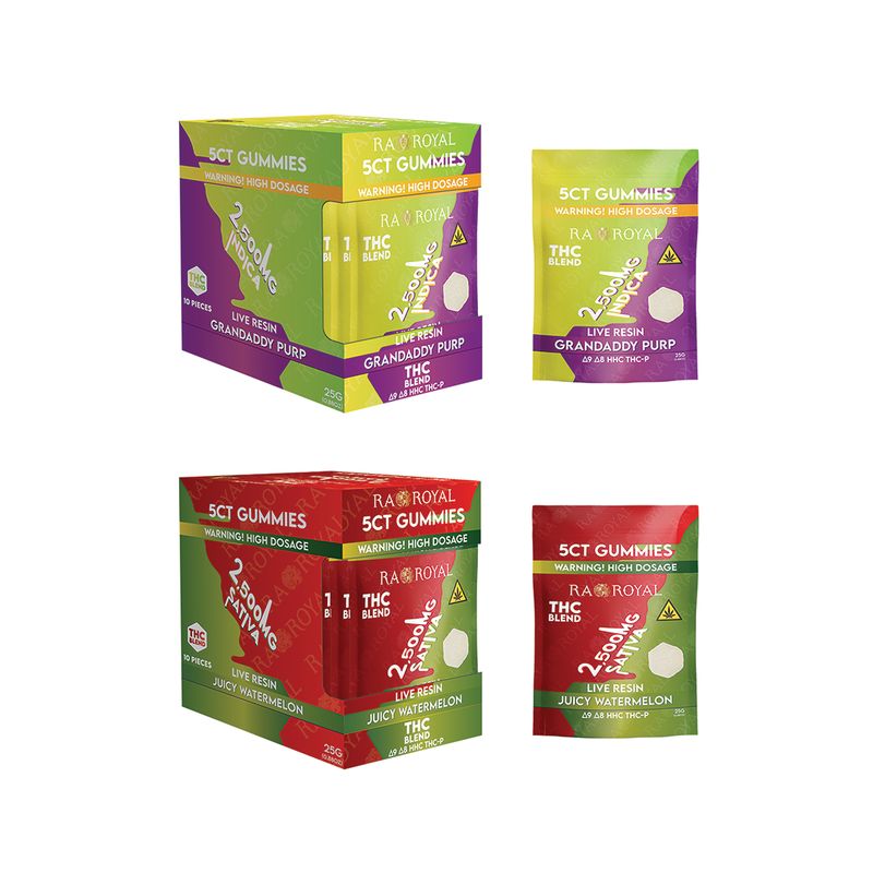 RA FL COMPLIANT 2500MG BLEND 5CT GUMMY 10CT/BOX