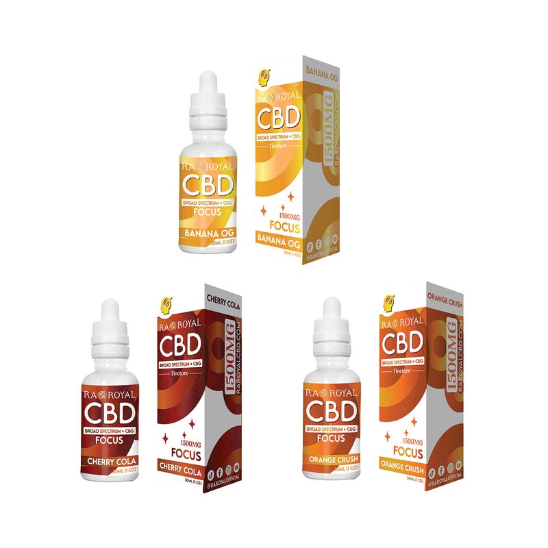 CBD BLEND 1,500MG FOCUS TINCTURE