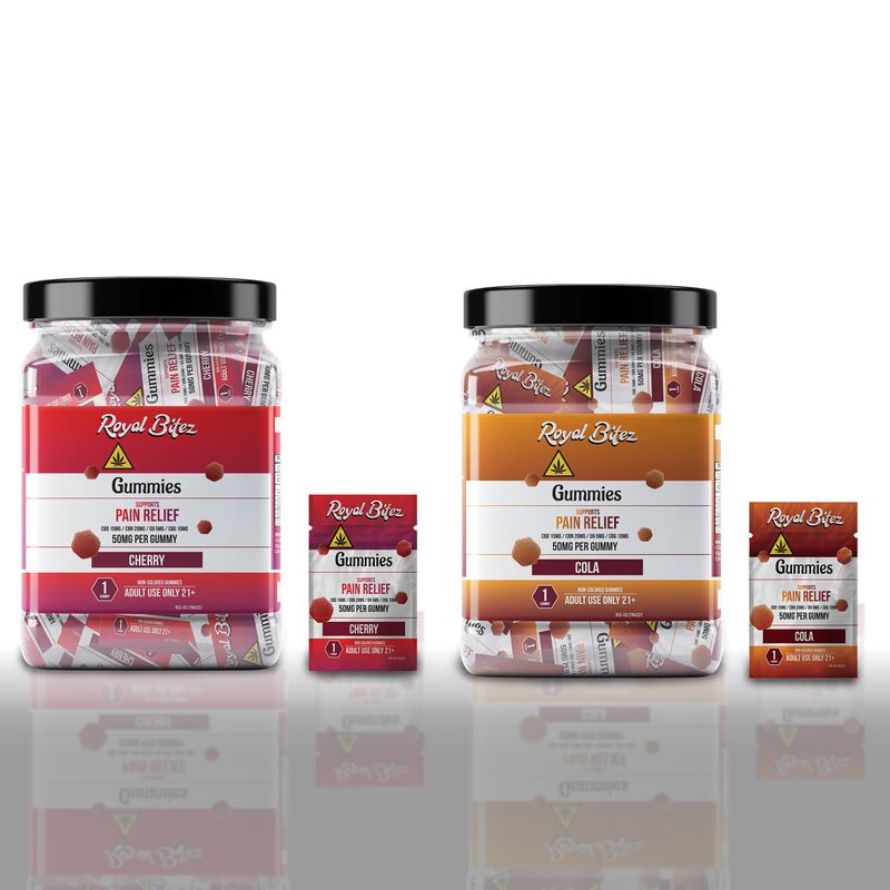 ROYAL BITEZ PAIN RELIEF 27CT SINGLE GUMMY