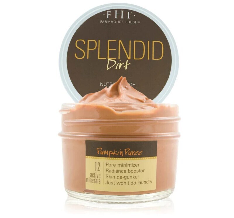 Splendid Dirt Nutrient Mud Mask with Organic Pumpkin Puree