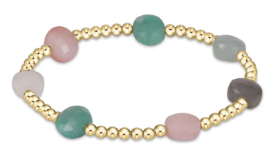 Admire Gold 3mm Bead Bracelet - Hot Mess