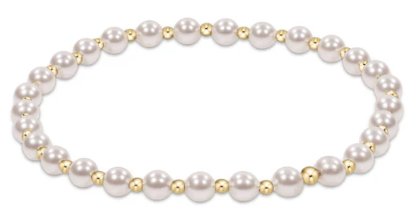 enewton Extends - Classic Grateful Pattern 4mm Bead Bracelet - Pearl