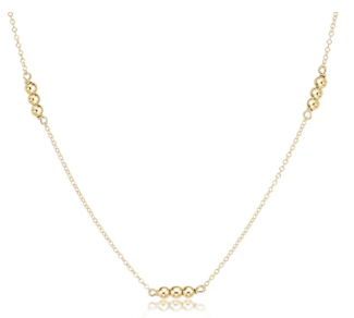 17&quot; Choker Joy Simplicity Chain Gold - 3mm Gold