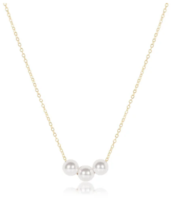 16&quot; Necklace Gold - Joy Pearl