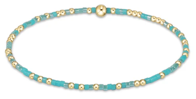 Hope Unwritten Bracelet- Turq It Girl