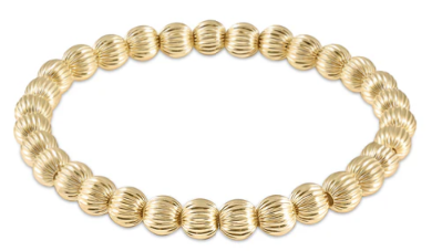 Extends - Dignity Gold 6mm Bead Bracelet