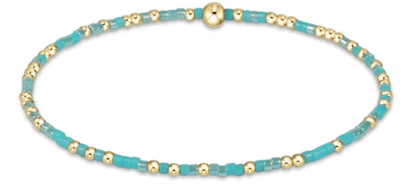 Extends- Hope Unwritten Bracelet- Turq It Girl