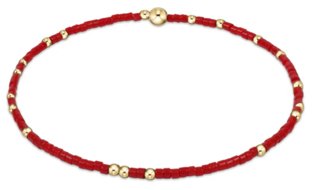 Gameday Hope Unwritten Bracelet - Bright Red