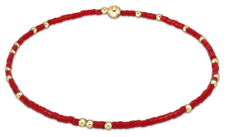 Gameday Hope Unwritten Bracelet - Bright Red