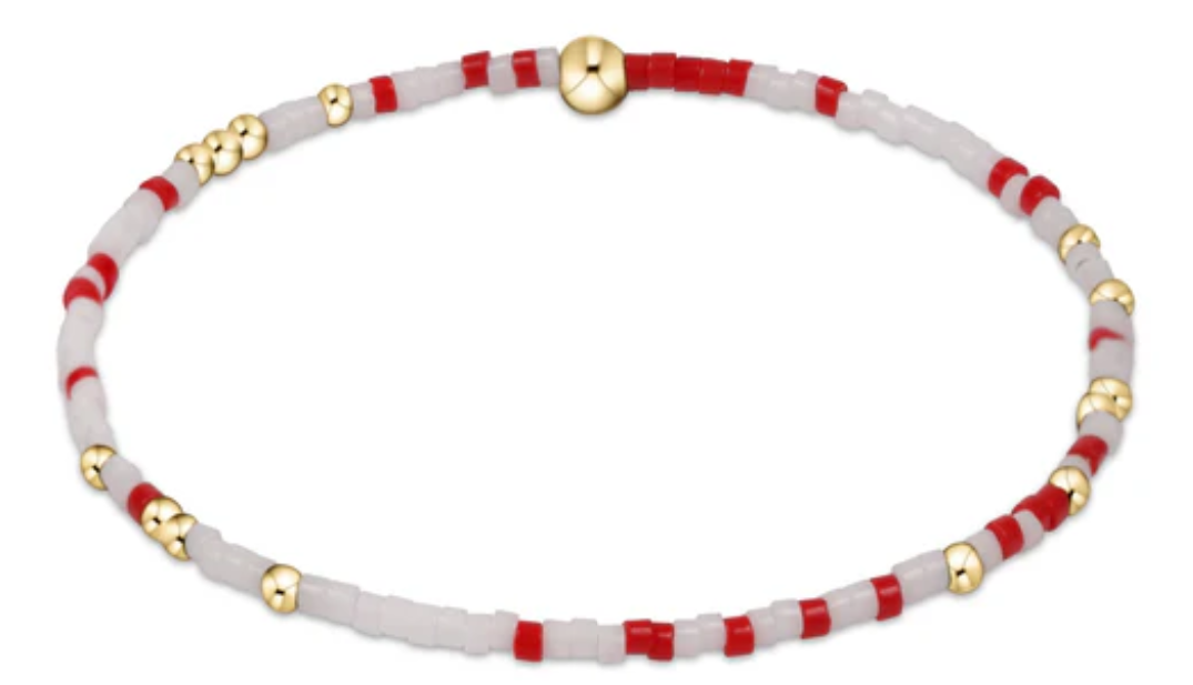 Extends - Gameday Hope Unwritten Bracelet - Bright Red-White