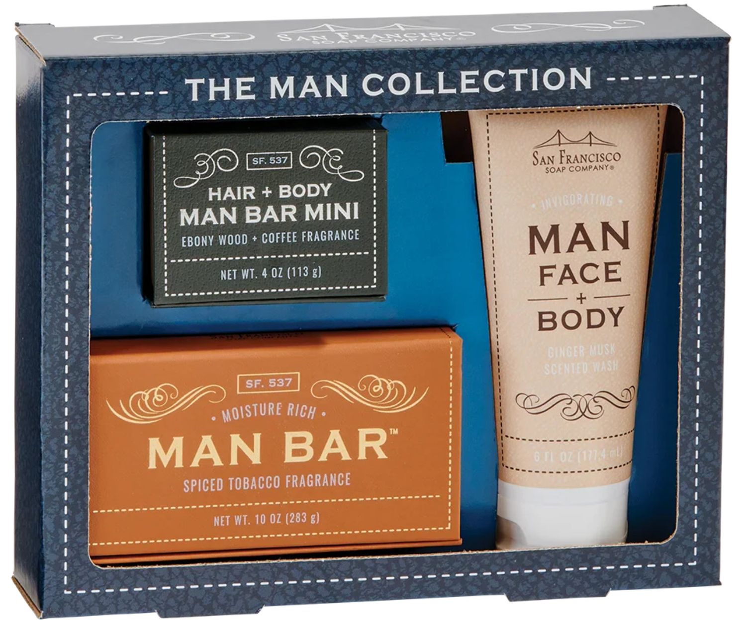 The Man Bar Collection Set: Ginger Musk