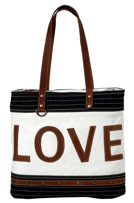 Letters of Love Tote Bag