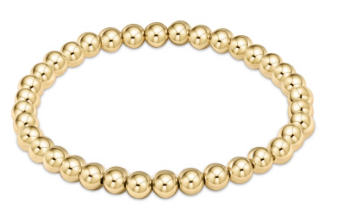 Classic Gold 5mm Bead Bracelet