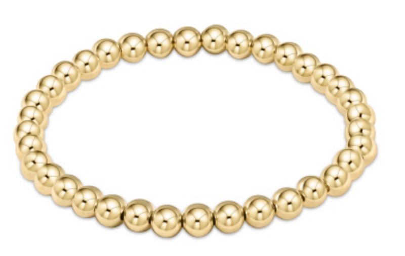 Classic Gold 5mm Bead Bracelet