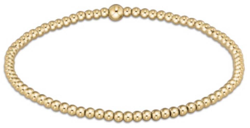 Classic Gold 2.5mm Bead Bracelet