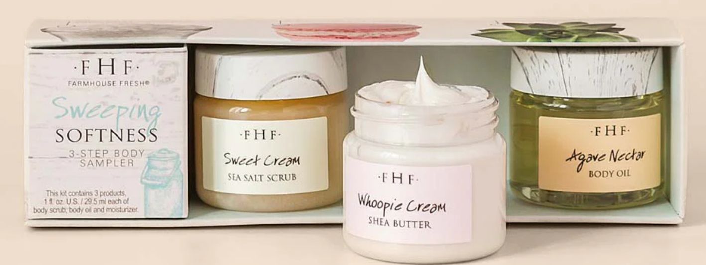 Sweeping Softness 3-Step Body Sampler Set