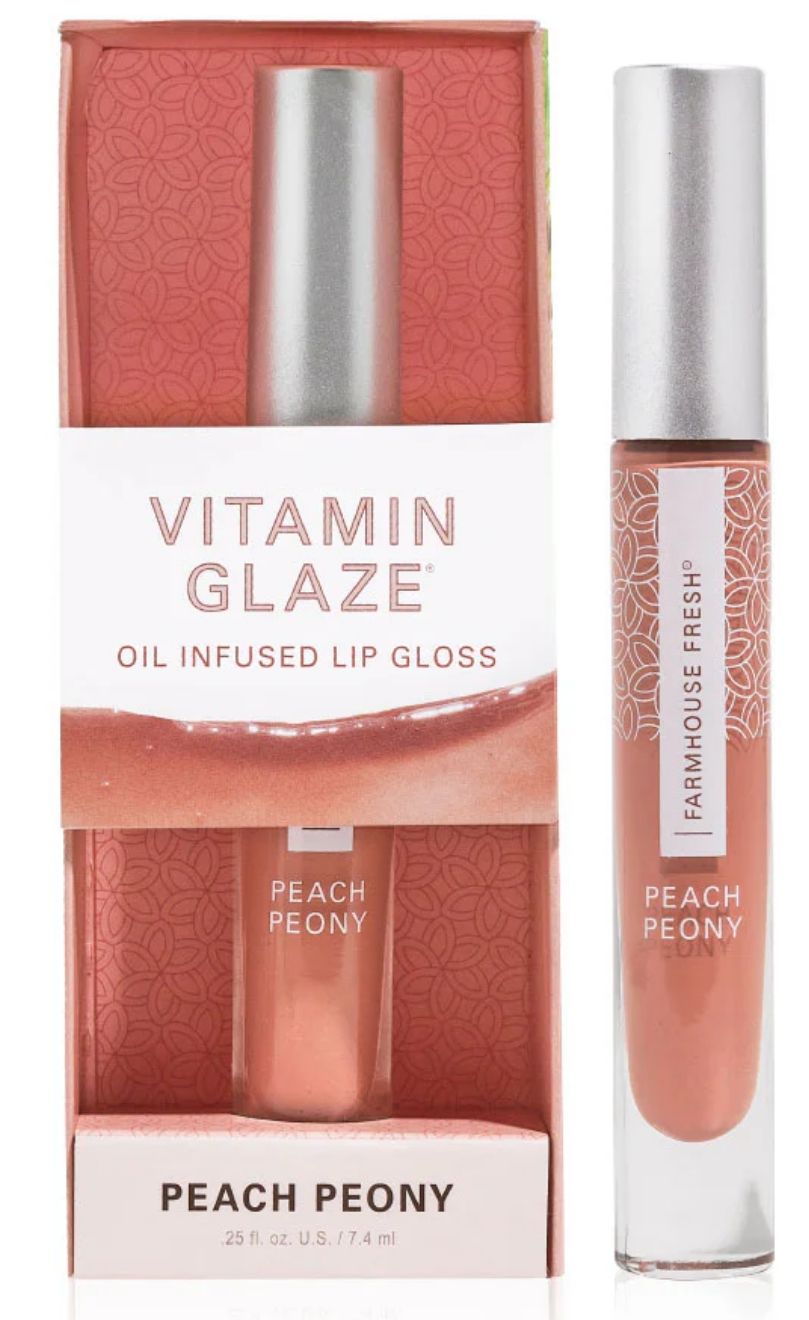 Vitamin Glaze Oil Infused Lip Gloss Peach Peony